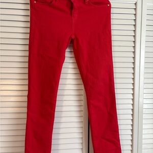 Red Women's Slim Jeans - Classic Fit